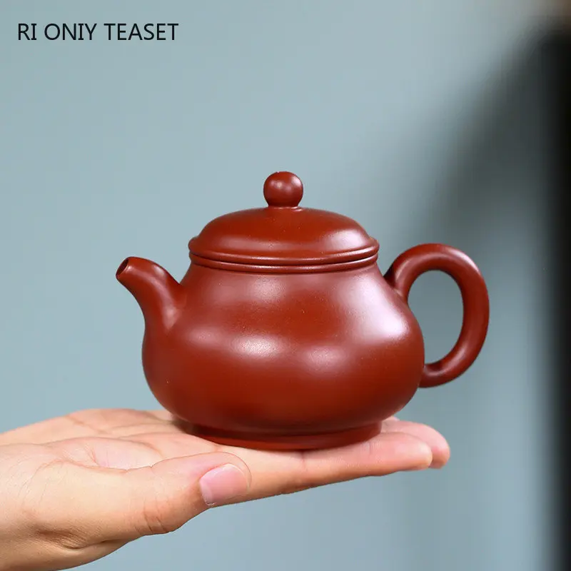 

180 мл Yixing знаменитые чайники из фиолетовой глины ручная работа сырая руда Dahongpao грязевой чайник красивый Чайник Китайский аутентичный чайный набор Zisha