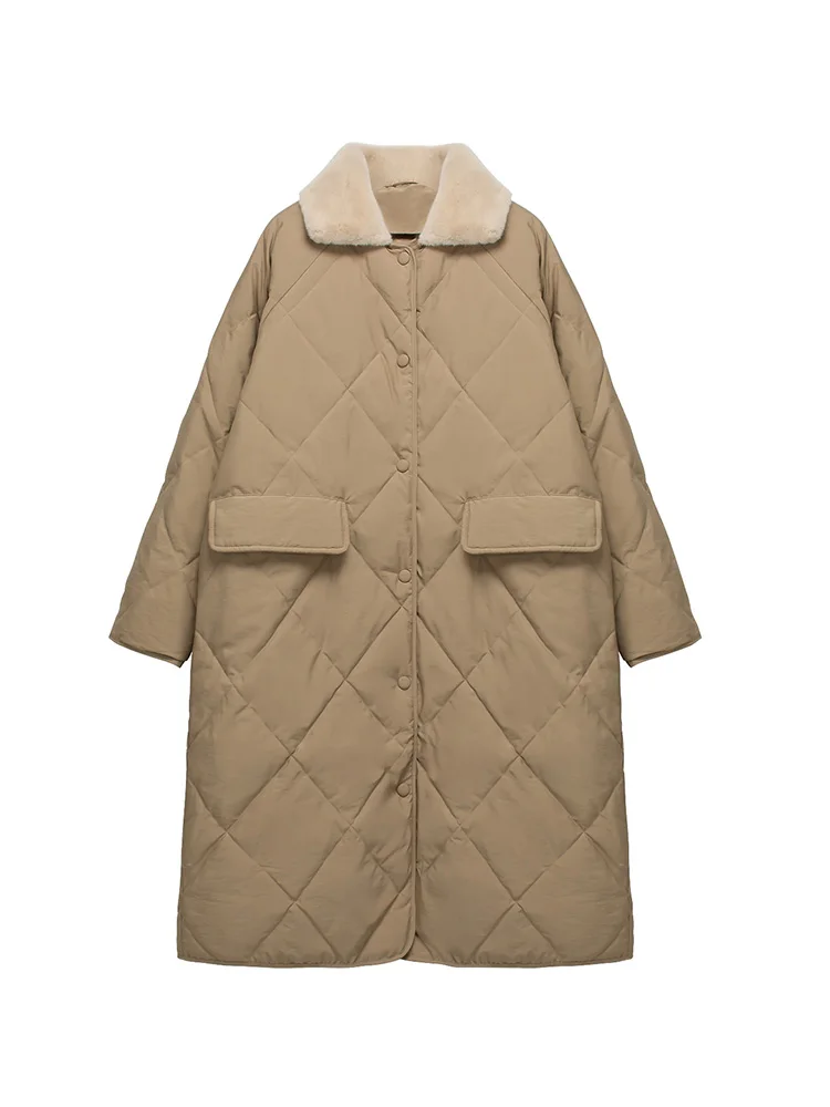 Fitaylor Winter Women White Duck Down Coat Casual Loose Thick Warm Parka Outwear Turn-down Collar Single Breasted Long Jacket
Fitaylor Winter Women White Duck Down Coat Casual Loose Thick Warm Parka Outwear Turn-down Collar Single Breasted Long Jacket