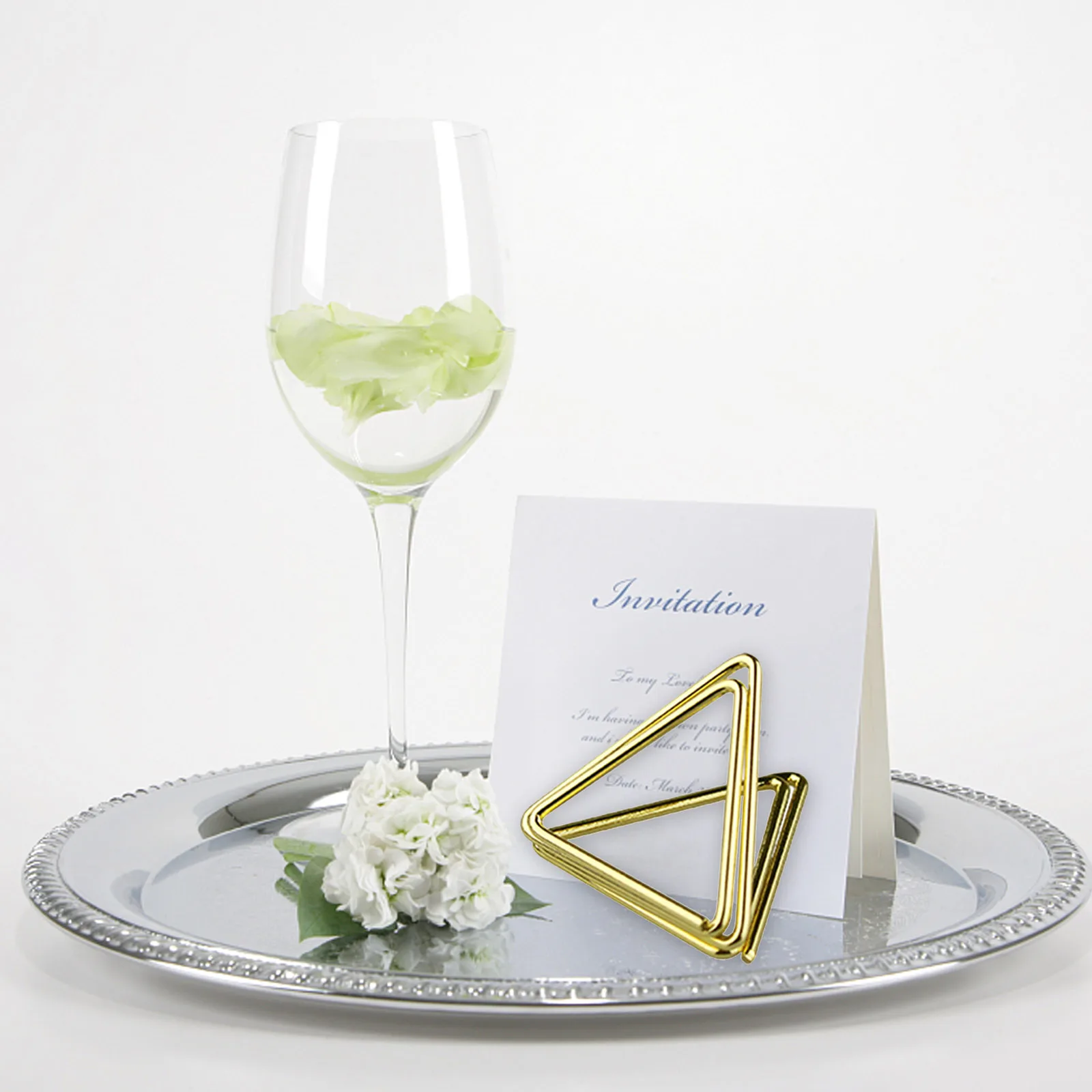 Place Card Holder 24 Pack Menu Clips Display Holder for Wedding Dinner Party Table Numbers Stand Desktop Decoration
Place Card Holder 24 Pack Menu Clips Display Holder for Wedding Dinner Party Table Numbers Stand Desktop Decoration