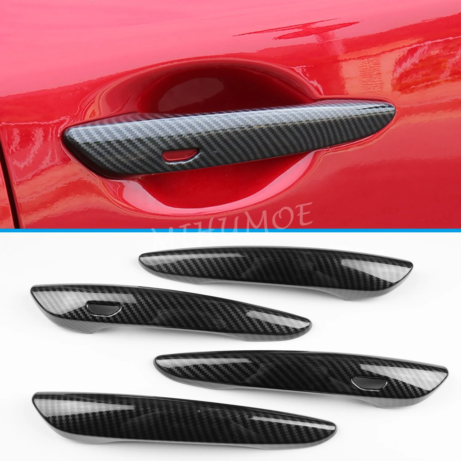 For 2019 2020 2021 2022 Mazda 3 Hatchback Sedan (BP) CX-30 (DM) Keyless Door Handle Cover Trims Carbon Fiber
For 2019 2020 2021 2022 Mazda 3 Hatchback Sedan (BP) CX-30 (DM) Keyless Door Handle Cover Trims Carbon Fiber