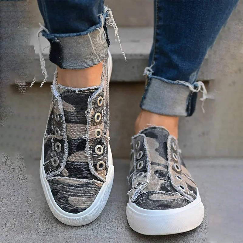 Canvas Flat Shoes For Women Autumn Spring Camouflage Ladies Sneakers Casual Loafers Slip On Female Vulcanized Walking Shoes 2021
Canvas Flat Shoes For Women Autumn Spring Camouflage Ladies Sneakers Casual Loafers Slip On Female Vulcanized Walking Shoes 2021