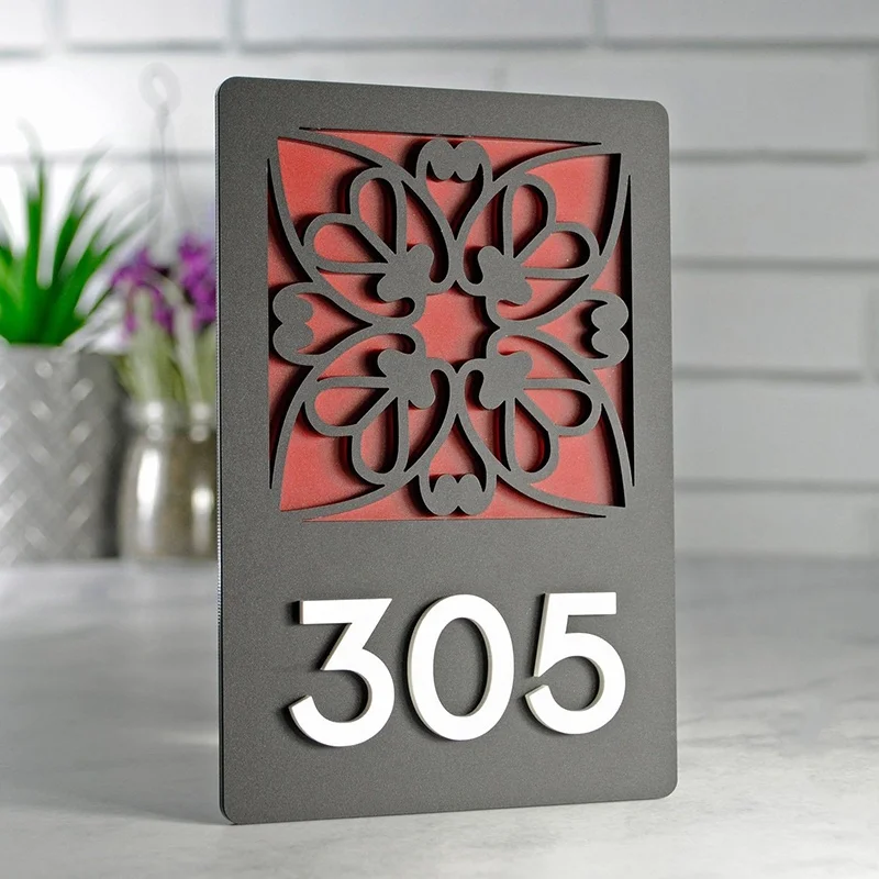EZD Premium Quality Customized Acrylic Hotel Door Number Sign Apartment Signage House Door Plates For Guesthouses Suites
EZD Premium Quality Customized Acrylic Hotel Door Number Sign Apartment Signage House Door Plates For Guesthouses Suites