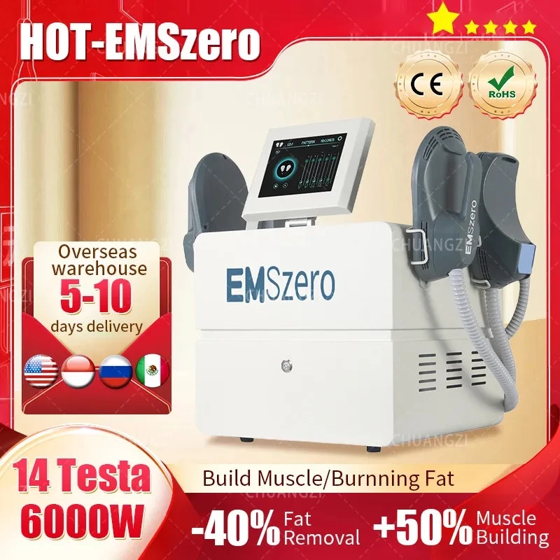 EMSzero Neo 6000W 14Tesla Hi-emt EMS Body Sculpt Machine Nova Muscle Stimulator Shaping Massage Equipment for Salon
EMSzero Neo 6000W 14Tesla Hi-emt EMS Body Sculpt Machine Nova Muscle Stimulator Shaping Massage Equipment for Salon