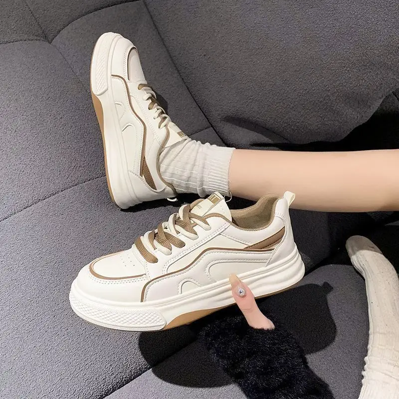 Shoes for Women High on Platform Woman Footwear Round Toe Lace Up Cotton Y2k Fashion New Arrival 2023 Autumn with Free Shipping
Shoes for Women High on Platform Woman Footwear Round Toe Lace Up Cotton Y2k Fashion New Arrival 2023 Autumn with Free Shipping