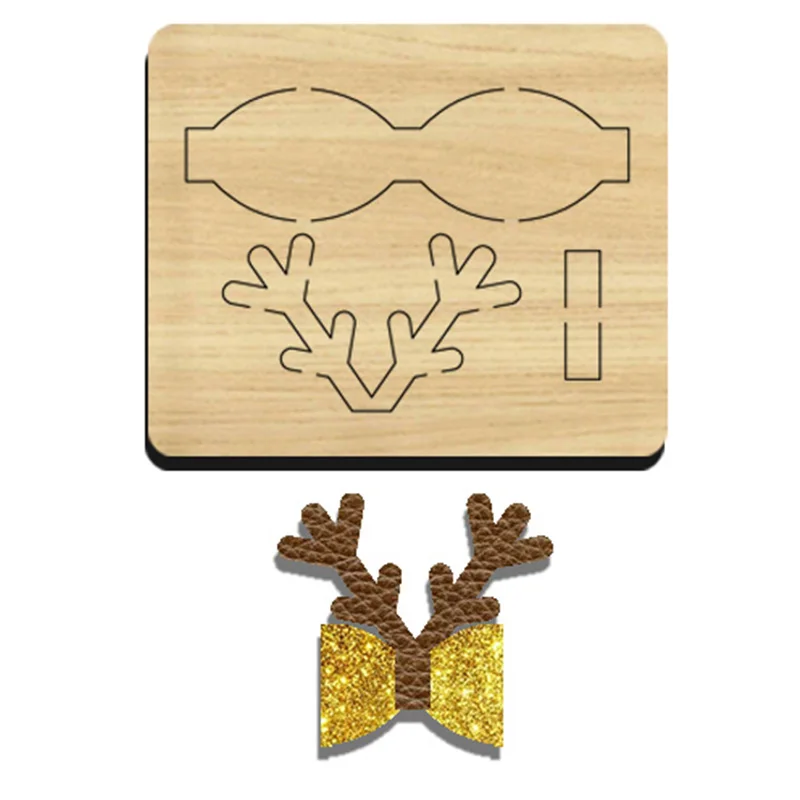 BC33 2-Layer Antler Bow Hairpin Cutting Die, Suitable For Most Machines
BC33 2-Layer Antler Bow Hairpin Cutting Die, Suitable For Most Machines