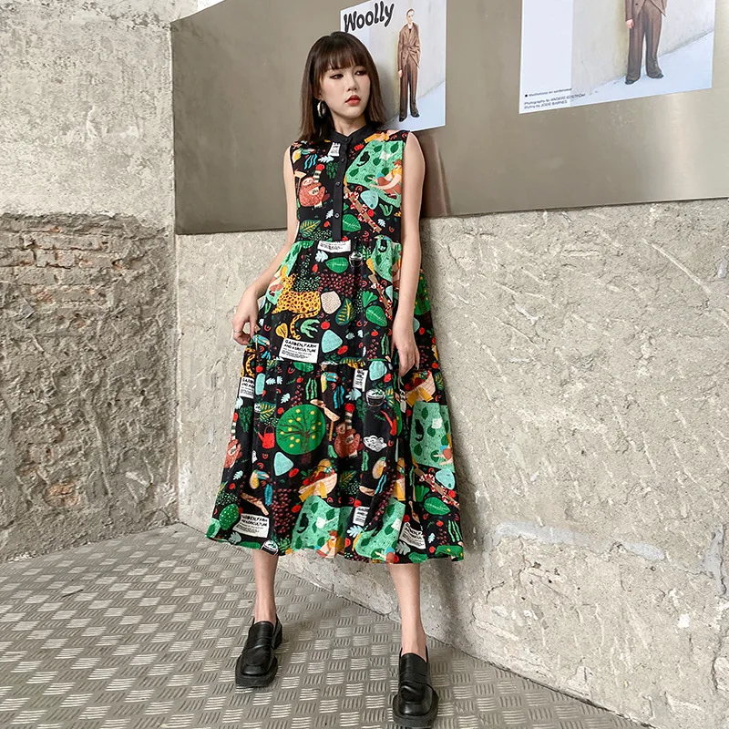 SuperAen Floral Dress Women's Summer 2022 Thin Loose Slim Pullover Print Sleeveless Vest Dress
SuperAen Floral Dress Women's Summer 2022 Thin Loose Slim Pullover Print Sleeveless Vest Dress