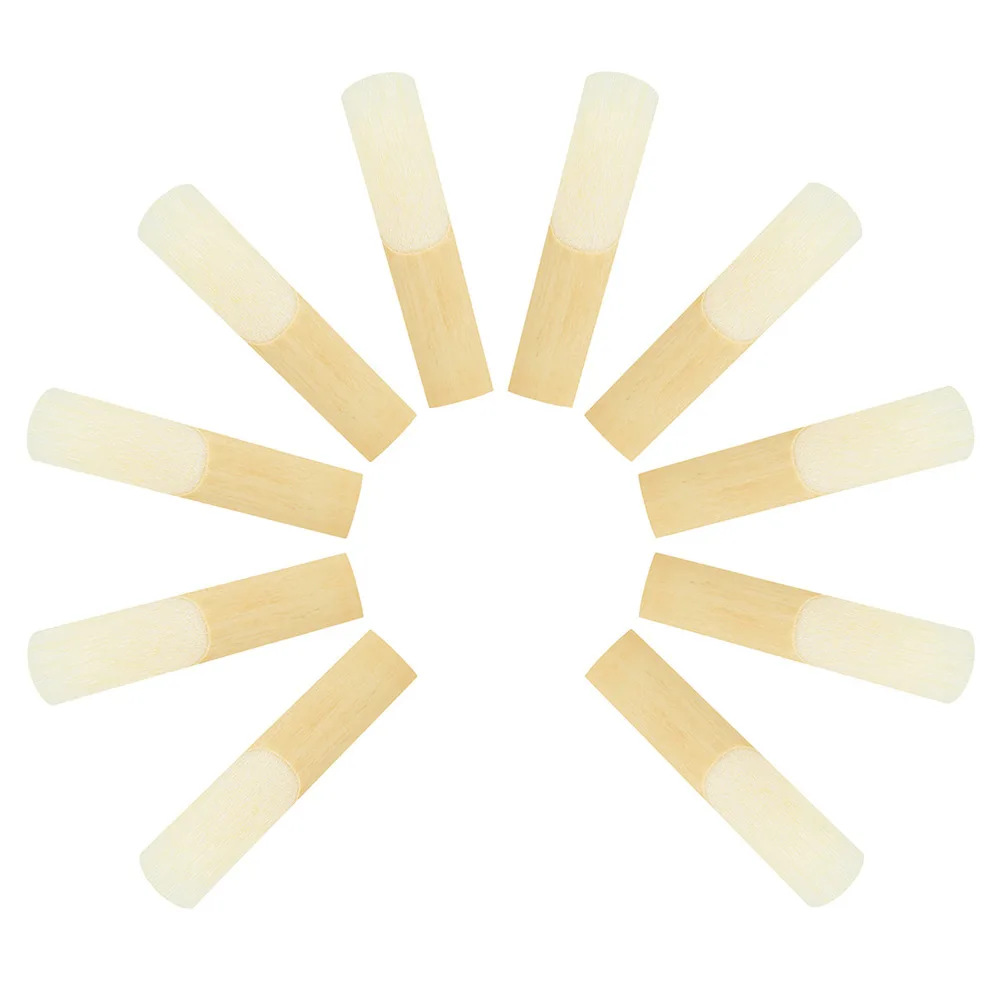 10pcs Eb Alto Sax Saxophone Reeds Strength 2.5 Woodwind Instrument Accessories Light Yellow 7.2cm (2.8in) × 1.6cm (0.6in)
10pcs Eb Alto Sax Saxophone Reeds Strength 2.5 Woodwind Instrument Accessories Light Yellow 7.2cm (2.8in) × 1.6cm (0.6in)