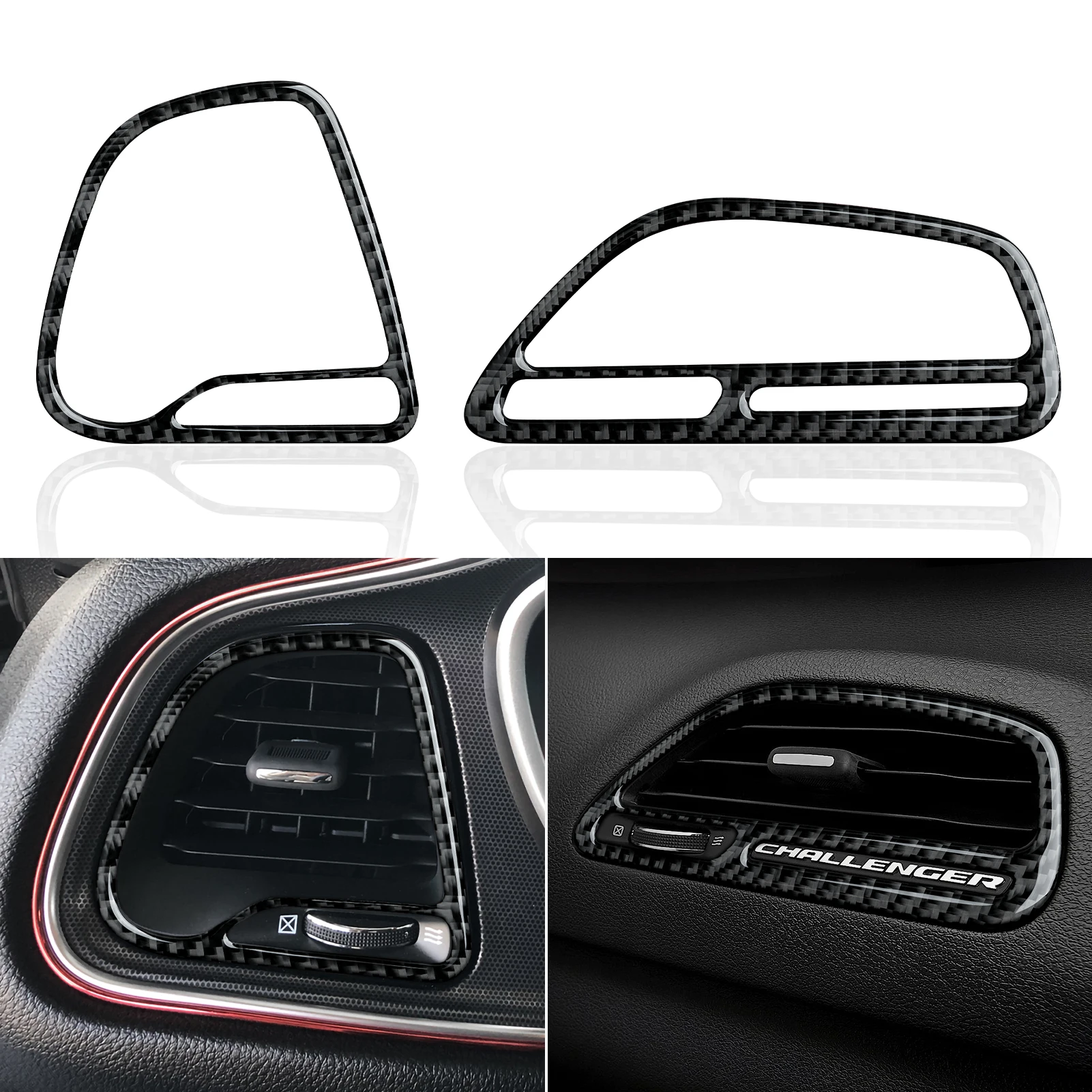 Car Side AC Outlet Vent Decals For Dodge Challenger 2021-2015 Accessories Carbon Fiber Stickers Trim Stickers 2PCS
Car Side AC Outlet Vent Decals For Dodge Challenger 2021-2015 Accessories Carbon Fiber Stickers Trim Stickers 2PCS