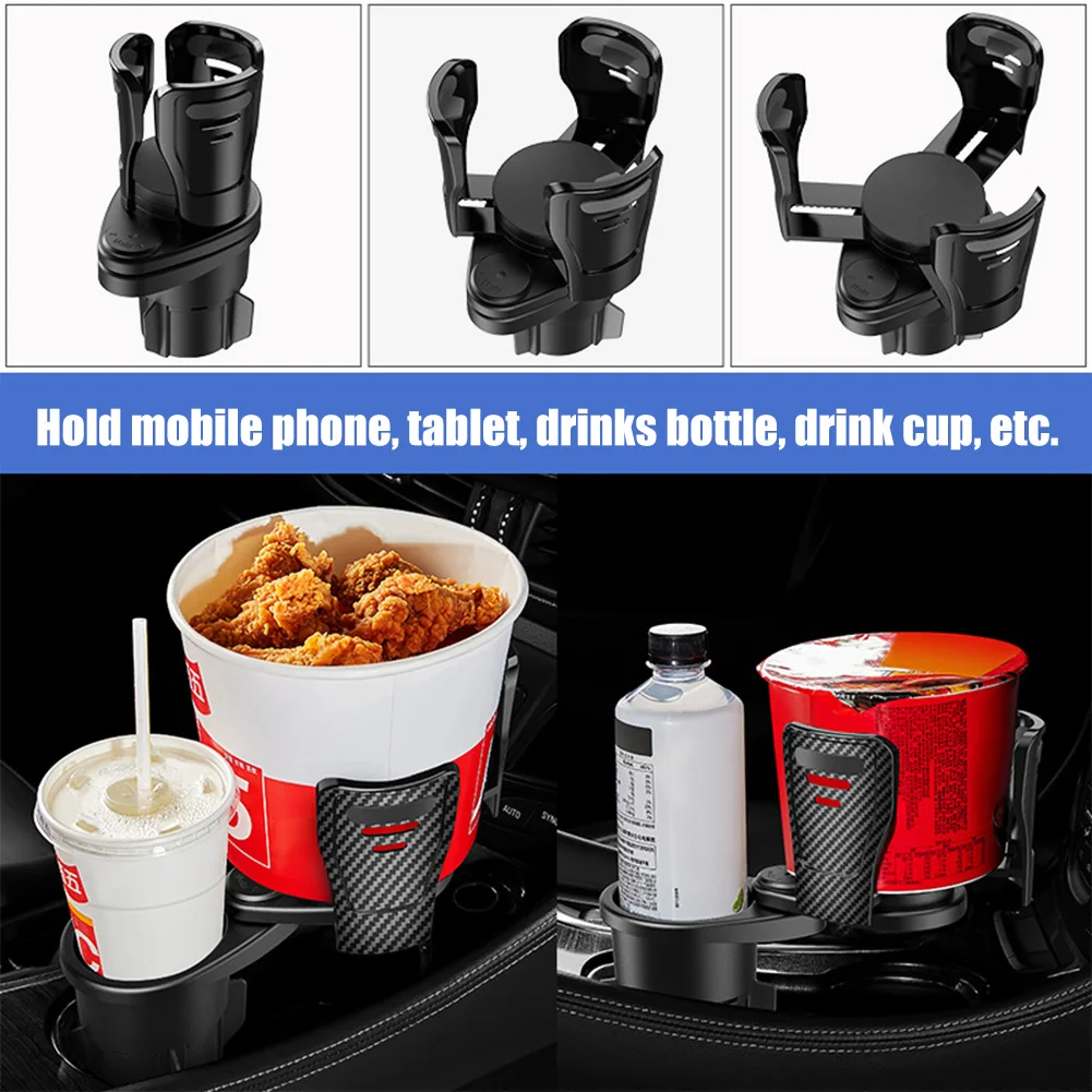 2 In 1 Vehicle-mounted Slip-proof Cup Holder 360 Degree Rotating Car Water Cup Holder Multifunctional Dual Houder Auto Accessory
2 In 1 Vehicle-mounted Slip-proof Cup Holder 360 Degree Rotating Car Water Cup Holder Multifunctional Dual Houder Auto Accessory