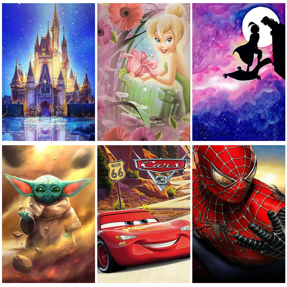 Disney Castle Diamond Painting Cartoon Princess Round Diamond Mosaic Embroidery Cars Children's Home Room Decor Handwork
Disney Castle Diamond Painting Cartoon Princess Round Diamond Mosaic Embroidery Cars Children's Home Room Decor Handwork