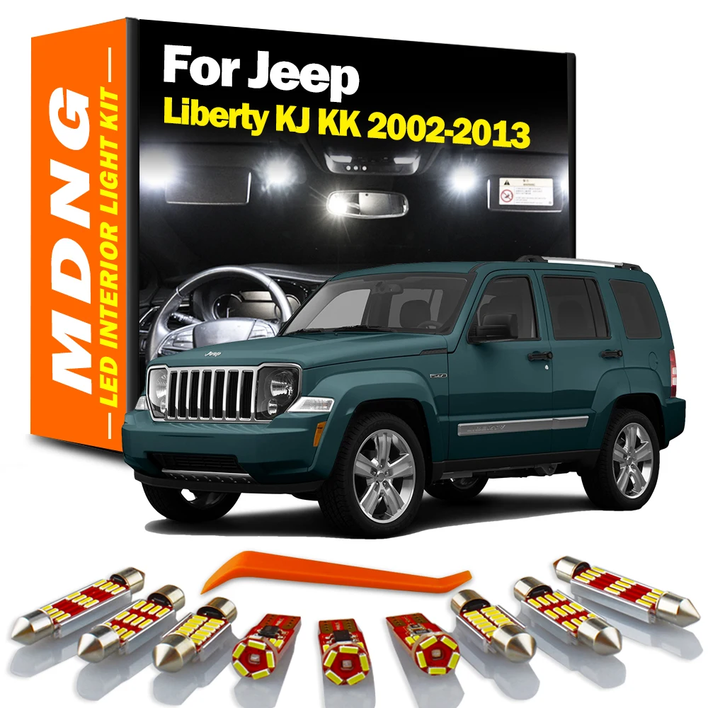 MDNG Canbus LED Interior Map Dome Light Kit For Jeep Liberty KJ KK 2002- 2008 2009 2010 2011 2012 2013 Car Led Bulbs No Error
MDNG Canbus LED Interior Map Dome Light Kit For Jeep Liberty KJ KK 2002- 2008 2009 2010 2011 2012 2013 Car Led Bulbs No Error