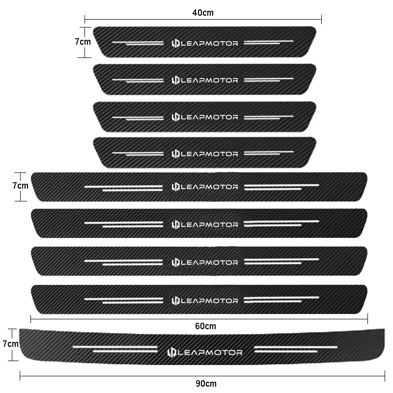 Углеродное волокно, защита порога автомобиля, наклейки на багажник для Leapmotor T03 S01 B10 C11 C10 C16 C01, автомобильные аксессуары
Углеродное волокно, защита порога автомобиля, наклейки на багажник для Leapmotor T03 S01 B10 C11 C10 C16 C01, автомобильные аксессуары