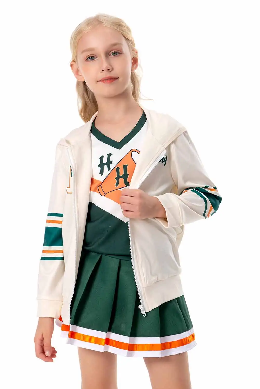 Stranger Cos Things Season 4 Chrissy Cosplay Costume Hawkins High School Uniform Jacket Coat Female Kids Halloween Carnival Suit
Stranger Cos Things Season 4 Chrissy Cosplay Costume Hawkins High School Uniform Jacket Coat Female Kids Halloween Carnival Suit