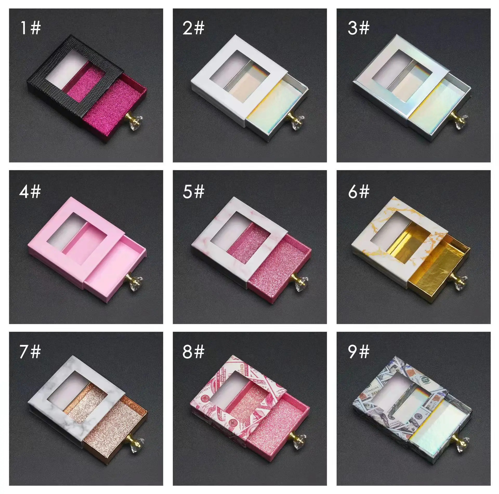 Print Logo Drawer Lash Boxes Wholesale Eyelash Packaging Empty Lash Case with Clear Tray 25mm Mink Lash Boxes Packaging
Print Logo Drawer Lash Boxes Wholesale Eyelash Packaging Empty Lash Case with Clear Tray 25mm Mink Lash Boxes Packaging