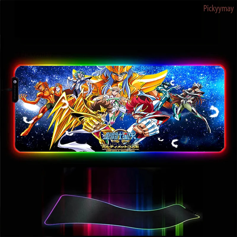 RGB Saint Seiya Mouse Pad Large PC Gaming Mousepad Gamer Computer Mouse Mat Mousepad Desk Mat Backlight Carpet For Keyboard pad
RGB Saint Seiya Mouse Pad Large PC Gaming Mousepad Gamer Computer Mouse Mat Mousepad Desk Mat Backlight Carpet For Keyboard pad