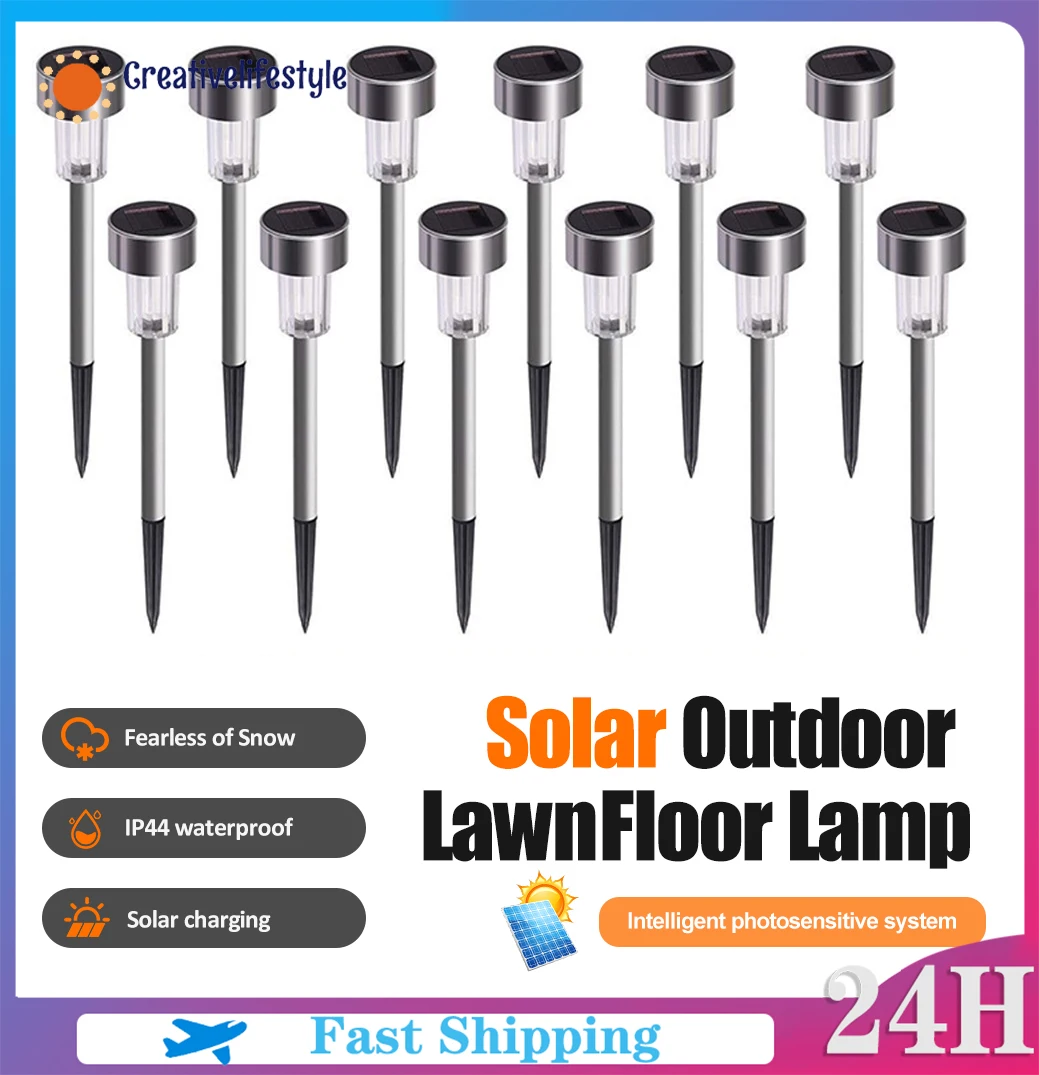 1PC Solar Lawn Lamp Stainless Steel Garden Decorative Lamps Waterproof Outdoor Garden Lamp Plug Lawn Lighting Three Light Color
1PC Solar Lawn Lamp Stainless Steel Garden Decorative Lamps Waterproof Outdoor Garden Lamp Plug Lawn Lighting Three Light Color