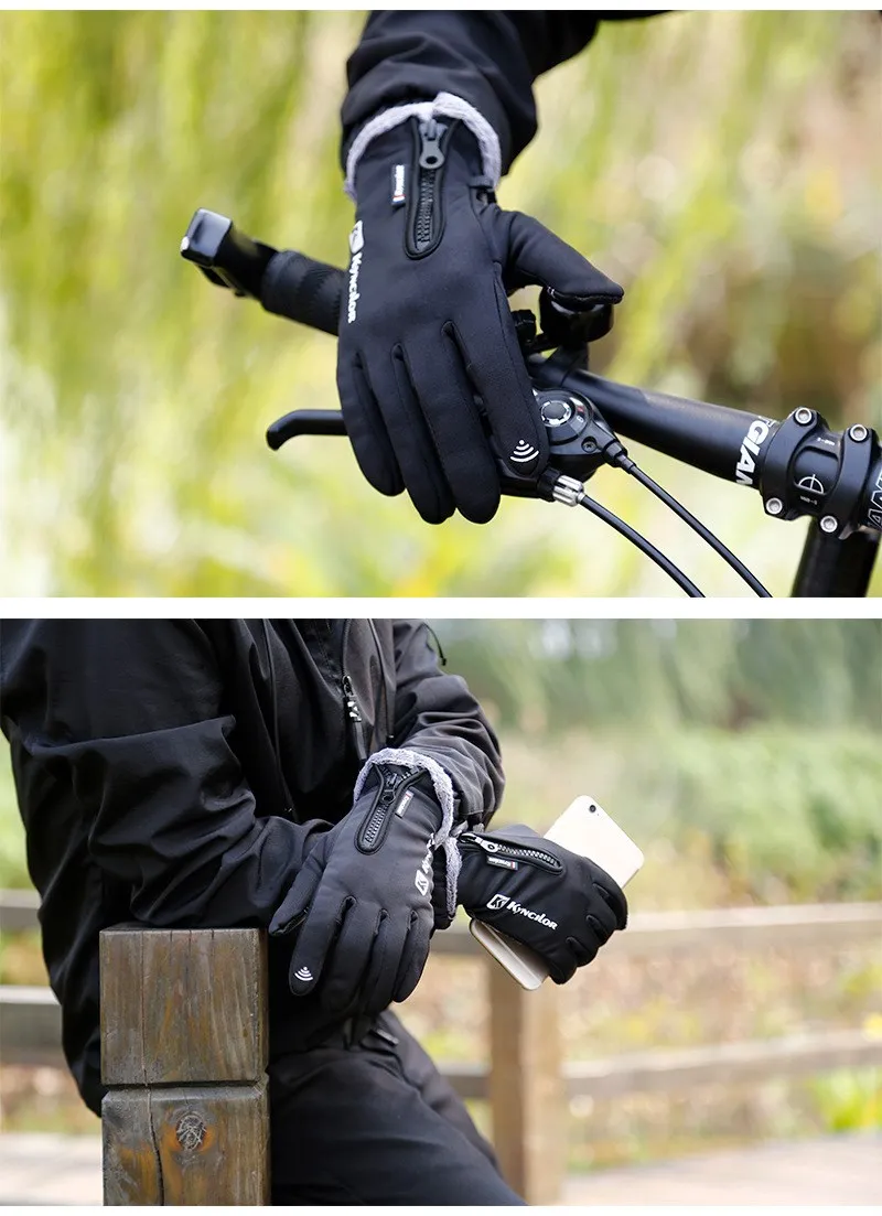 Winter Warm Mittens Windproof Waterproof Anti-slip Thermal Touch Screen Bike Ski Gloves Outdoors Riding Gloves
Winter Warm Mittens Windproof Waterproof Anti-slip Thermal Touch Screen Bike Ski Gloves Outdoors Riding Gloves