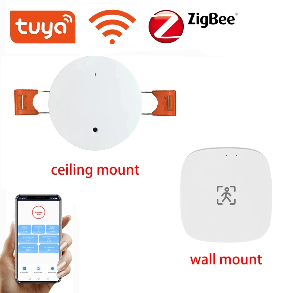 Умный детектор присутствия человека Tuya Wi-Fi/ZigBee, миллиметровый волновой радар, датчик обнаружения для домашней безопасности и энергосбережения
Умный детектор присутствия человека Tuya Wi-Fi/ZigBee, миллиметровый волновой радар, датчик обнаружения для домашней безопасности и энергосбережения