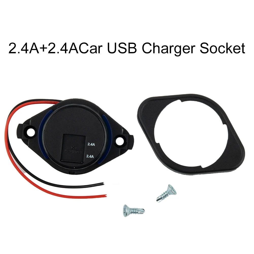 Auto Parts USB Charger Socket For Cars For Motorcycles PC Waterproof 1Pcs 5V-4.8A Blue Light DC 12V-24V Dual USB
Auto Parts USB Charger Socket For Cars For Motorcycles PC Waterproof 1Pcs 5V-4.8A Blue Light DC 12V-24V Dual USB