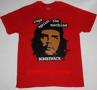 Красная футболка RAGE AGAINST THE MACHINE Bomb Track новая с длинным или коротким рукавом