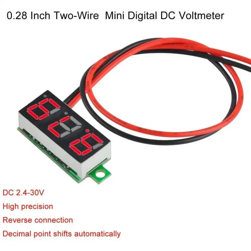 0.36 Inch DC LED Digital Voltmeter 12V 0-100V Voltage Meter Auto Car Mobile Power Voltage Tester Detector Voltage Meters
0.36 Inch DC LED Digital Voltmeter 12V 0-100V Voltage Meter Auto Car Mobile Power Voltage Tester Detector Voltage Meters