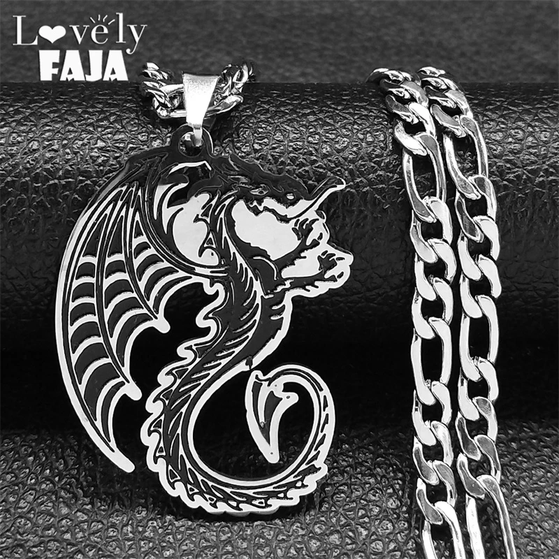 Goth Dragon Necklace Song Of Ice And Fire Desolation Of Smaug Stainless Steel Necklace Punk Amulet New Game Movie Jewelry N3434S
Goth Dragon Necklace Song Of Ice And Fire Desolation Of Smaug Stainless Steel Necklace Punk Amulet New Game Movie Jewelry N3434S