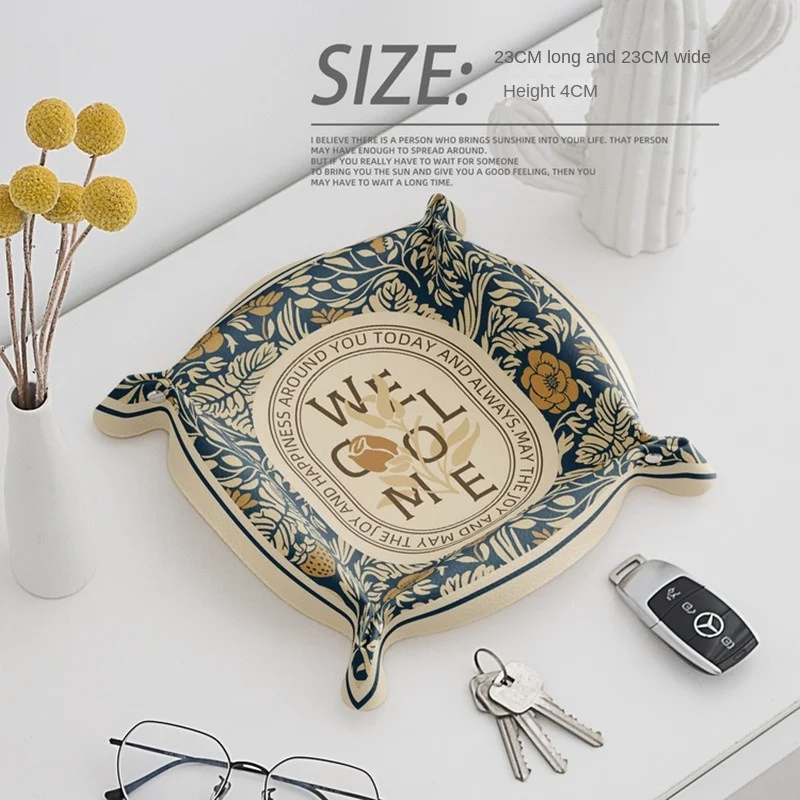 Storage Trays Square Tray for Jewelry Phone Coin Desktop Box Sundries Bins Table Decoration Key Wallet Trays Decorative Tray
Storage Trays Square Tray for Jewelry Phone Coin Desktop Box Sundries Bins Table Decoration Key Wallet Trays Decorative Tray