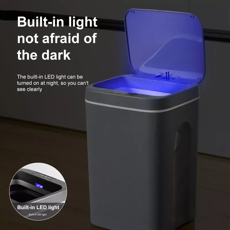 Smart Trash Can For Bathroom Intelligent Waste Bin Automatic Sensor Garbage Basket Waterproof Toilet Bin Kitchen Trash 12-16L
Smart Trash Can For Bathroom Intelligent Waste Bin Automatic Sensor Garbage Basket Waterproof Toilet Bin Kitchen Trash 12-16L