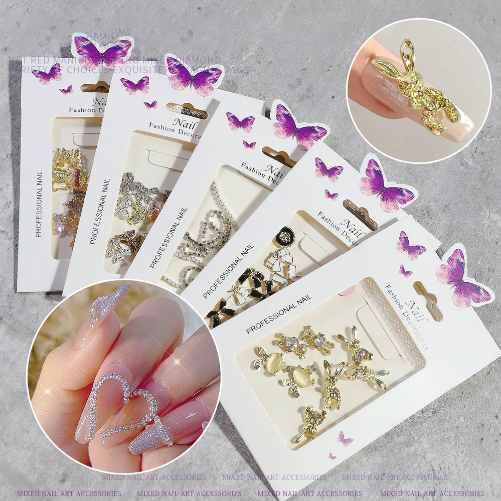 771185 Nail Art Aurora Bow Love Chain Alloy Rabbit DIY Japanese New Rhinestone Alloy Chain 3D Fingernail Art Creative Decoration
771185 Nail Art Aurora Bow Love Chain Alloy Rabbit DIY Japanese New Rhinestone Alloy Chain 3D Fingernail Art Creative Decoration