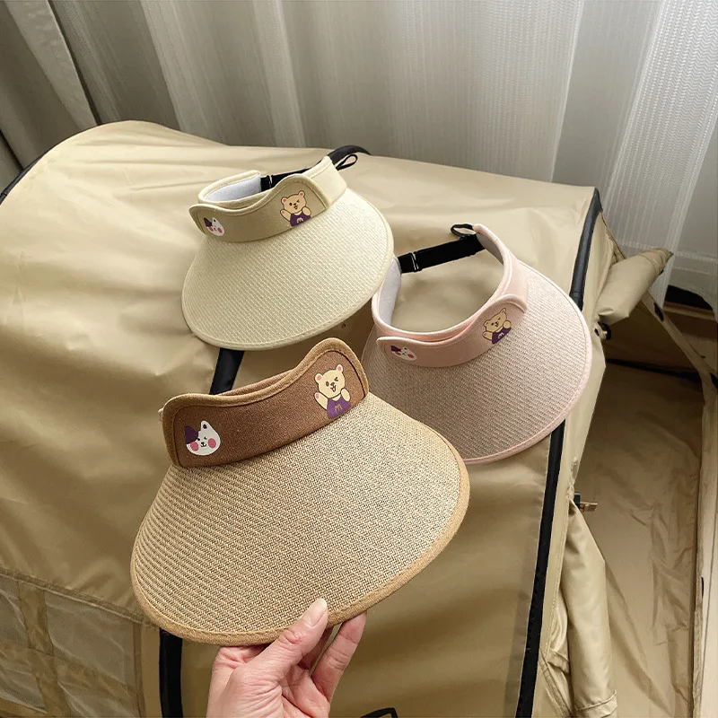 Children's Sun Hat 2-6 Years Old Summer New Cute Baby Sunscreen Hat Outdoor Sports Straw Braided Empty Top Hat
Children's Sun Hat 2-6 Years Old Summer New Cute Baby Sunscreen Hat Outdoor Sports Straw Braided Empty Top Hat