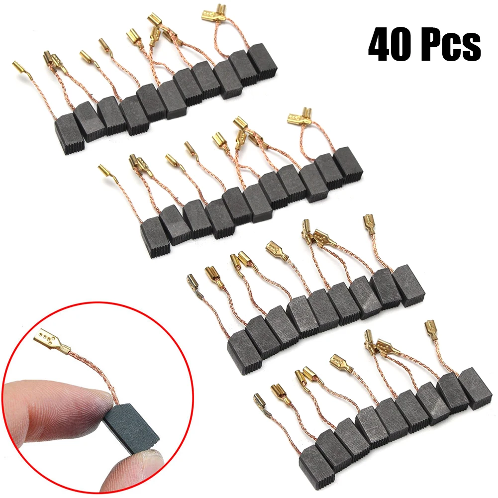 Business Parts 40Pcs 6mm*8mm*14mm Motor Carbon Brushes Set Graphite For Electric Hammer Drill Angle Grinder Industrial Robot
Business Parts 40Pcs 6mm*8mm*14mm Motor Carbon Brushes Set Graphite For Electric Hammer Drill Angle Grinder Industrial Robot