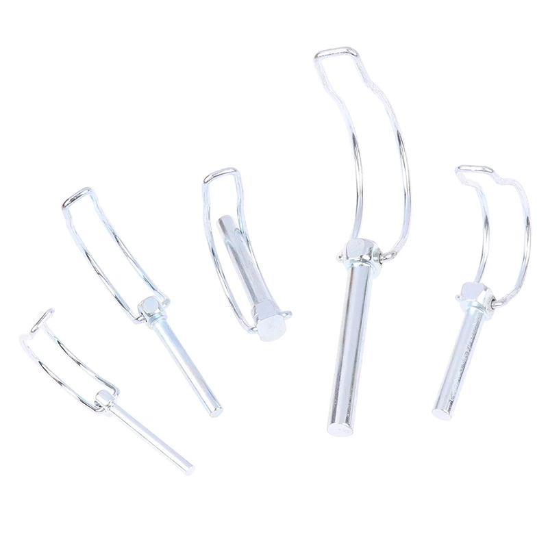 Household D Pins M4.5 M6 M8 M10 Safety Pin Bicycle Stroller Cargo Boat Hitch Hook Clip Spring Pins Double-line Lock Pin Ear Pins
Household D Pins M4.5 M6 M8 M10 Safety Pin Bicycle Stroller Cargo Boat Hitch Hook Clip Spring Pins Double-line Lock Pin Ear Pins