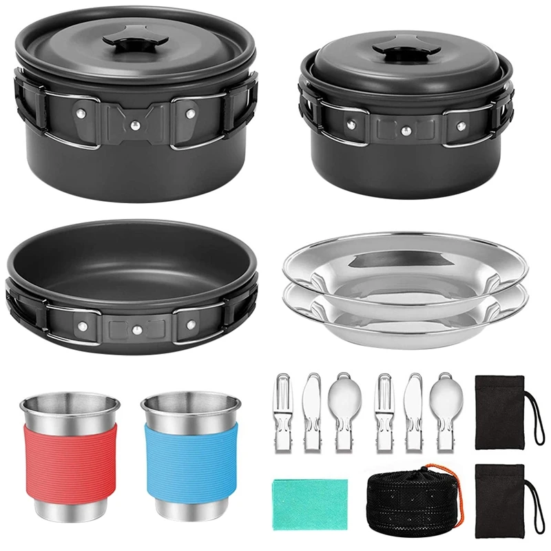 Outdoor Cooking Utensils Camping Pot Set 1-2 People Portable Picnic Barbecue Pot Set Camping Cookware Kit
Outdoor Cooking Utensils Camping Pot Set 1-2 People Portable Picnic Barbecue Pot Set Camping Cookware Kit