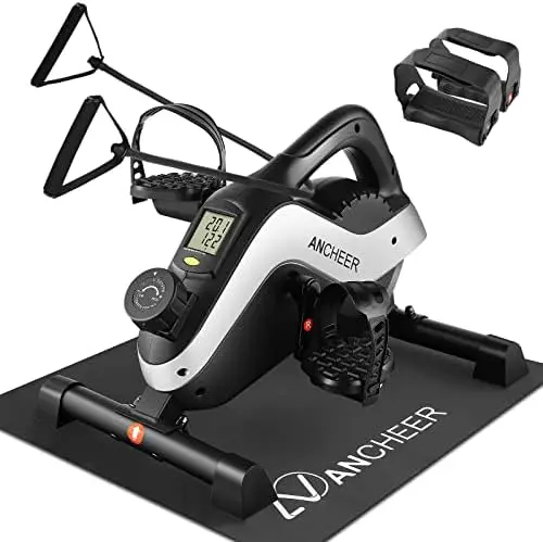 Desk Bike Pedal Exerciser, Quiet Mini Exercise Bike for Leg/Arm Workout & Physical Therapy - Seated Fitness Equipment for H Wei
Desk Bike Pedal Exerciser, Quiet Mini Exercise Bike for Leg/Arm Workout & Physical Therapy - Seated Fitness Equipment for H Wei