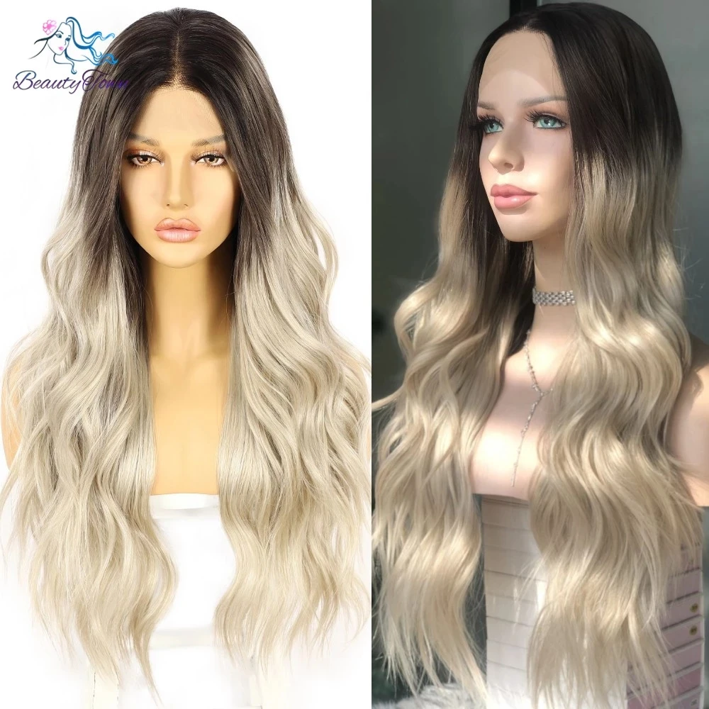 Парик BeautyTown балаяж 13X3 с синтетическим кружевом спереди, коричневый парик с Омбре, светлые волосы, натуральный волнистый парик для косплея, для вечерние
Парик BeautyTown балаяж 13X3 с синтетическим кружевом спереди, коричневый парик с Омбре, светлые волосы, натуральный волнистый парик для косплея, для вечерние