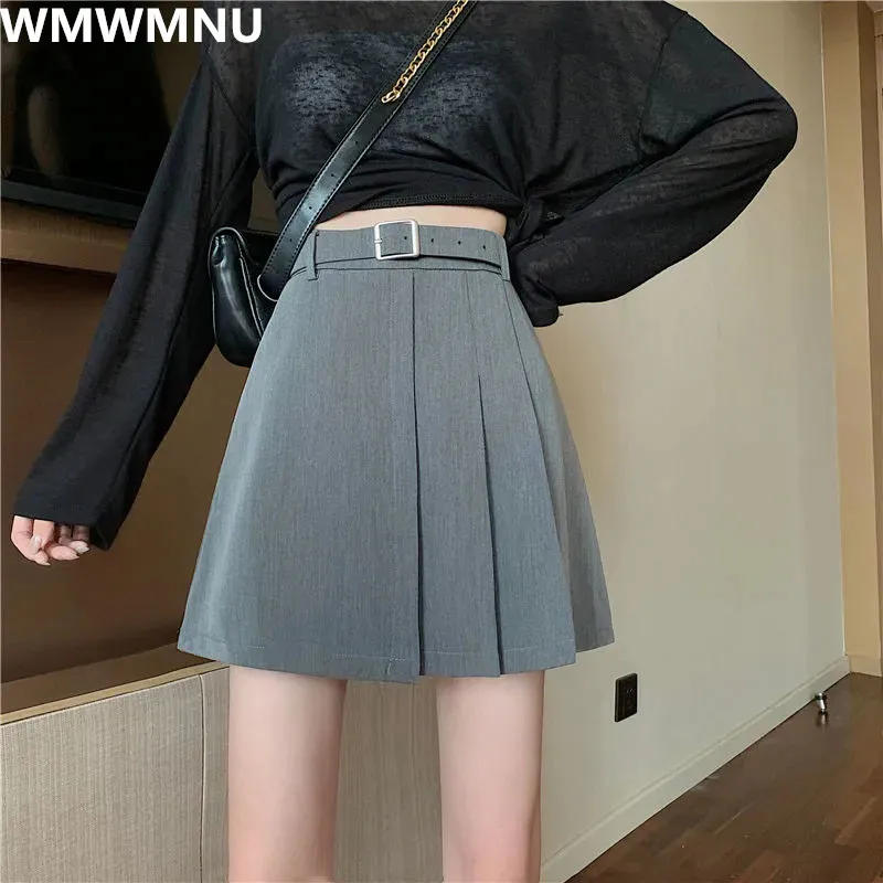 High Waist Women Suit Irregular Belt Mini Skirt Summer Slim Trend Short Faldas Korean A-Line Skirts Causal Vintage Jupe New
High Waist Women Suit Irregular Belt Mini Skirt Summer Slim Trend Short Faldas Korean A-Line Skirts Causal Vintage Jupe New