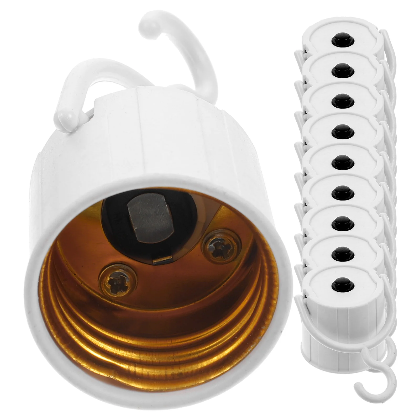 10 Pcs Converter Emergency Light Sockets Bulb Holder Hook LED Base Outdoor Light Socket
10 Pcs Converter Emergency Light Sockets Bulb Holder Hook LED Base Outdoor Light Socket