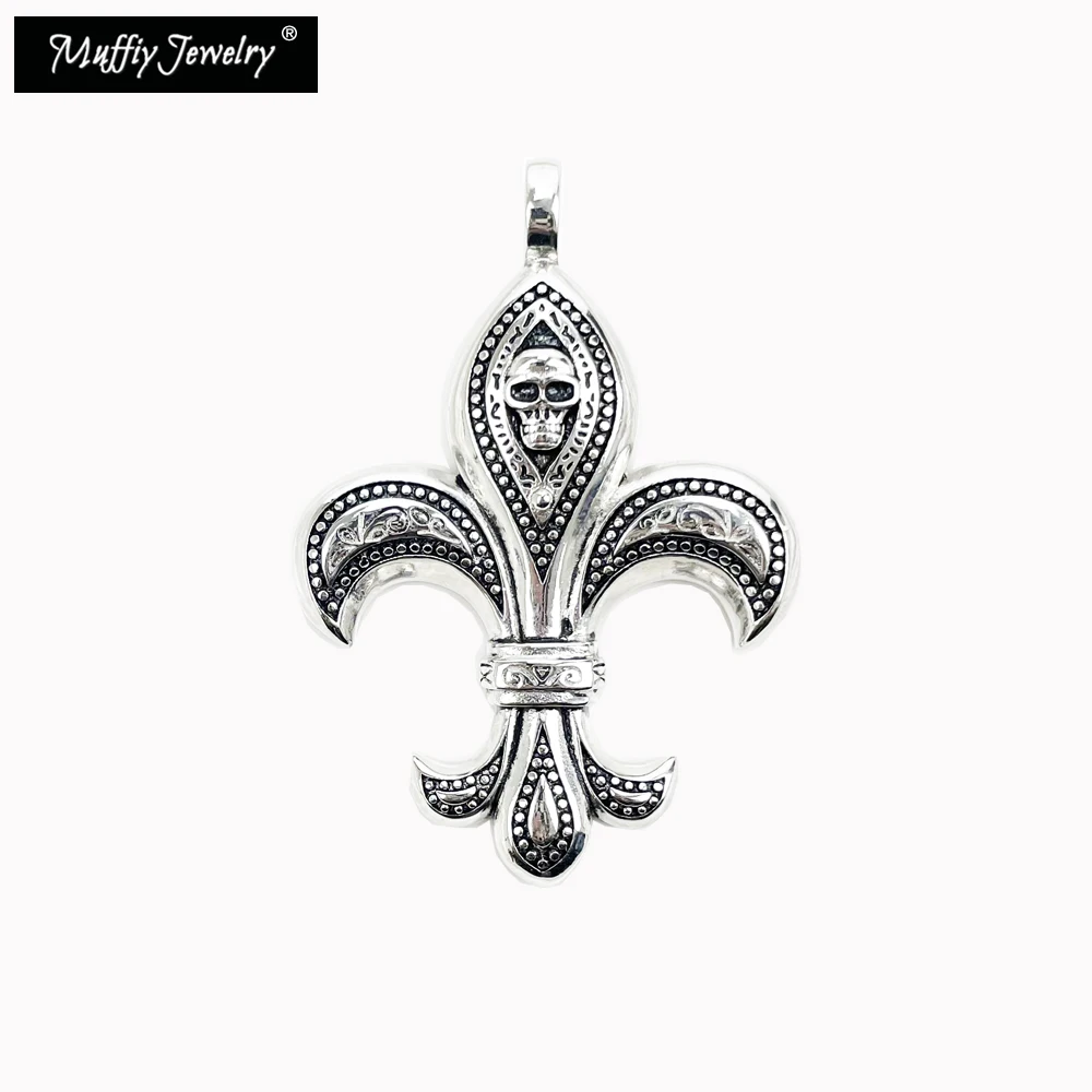 Pendant Fleur-de-lis Lily 925 Sterling Silver Fit Necklace Europe Brand New Fine Man Woman Jewelry Vintage Rebel Bijoux Gift
Pendant Fleur-de-lis Lily 925 Sterling Silver Fit Necklace Europe Brand New Fine Man Woman Jewelry Vintage Rebel Bijoux Gift