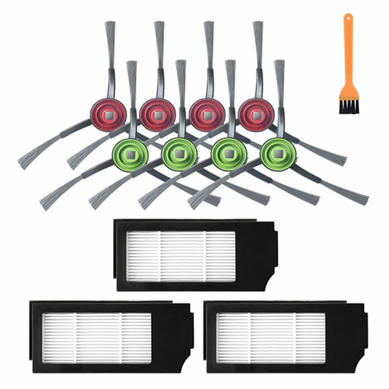 12 PCS For Ecovacs X1 TURBO/OMNI Robot Vacuum Cleaner Parts Replacement Roll Main Brush Side Brushes HEPA Filter
12 PCS For Ecovacs X1 TURBO/OMNI Robot Vacuum Cleaner Parts Replacement Roll Main Brush Side Brushes HEPA Filter