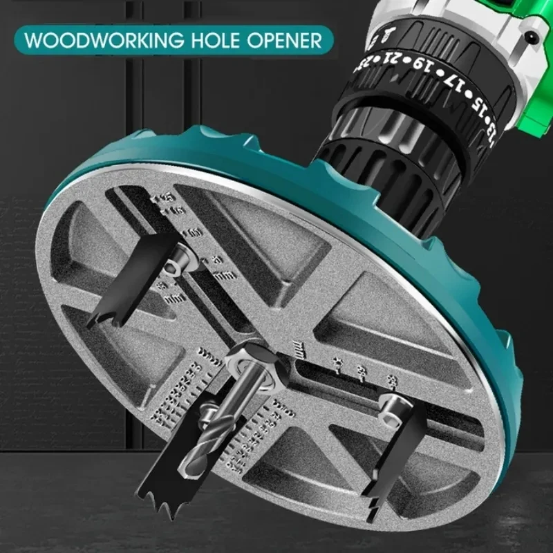 Adjustable Hole Saw Diameter Ø 45-130 Mm Woodworking Tools Hole Opener For Sawing Various During Refurbishment,interior Works
Adjustable Hole Saw Diameter Ø 45-130 Mm Woodworking Tools Hole Opener For Sawing Various During Refurbishment,interior Works