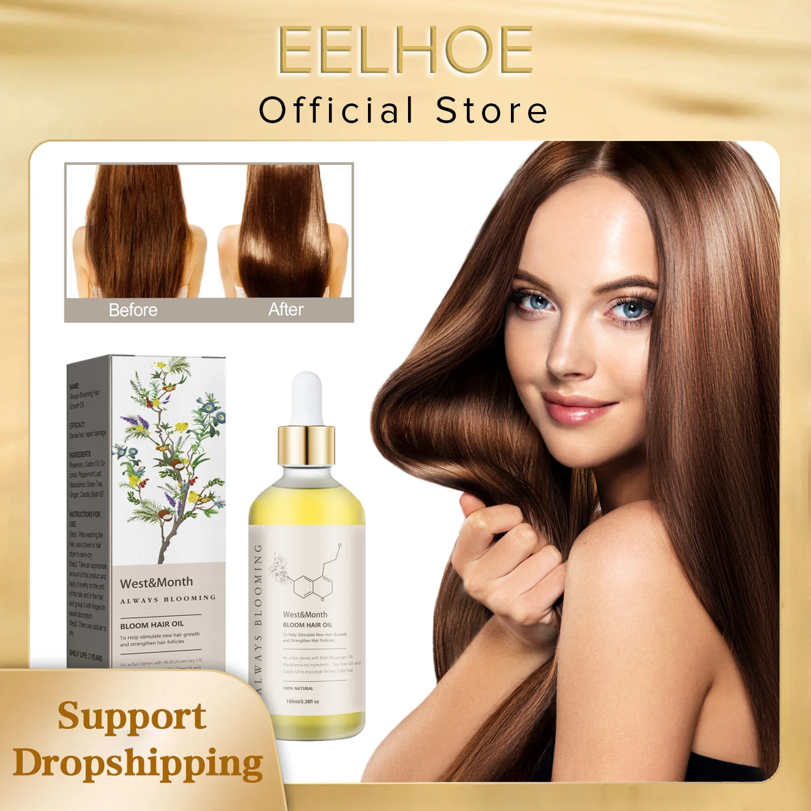 Smooth Hair Oil Anti Loss Prevent Baldness Repair Scalp Dry Damaged Hair Root Fast Growing Nutrition Nourish Hair Regrowth Oil
Smooth Hair Oil Anti Loss Prevent Baldness Repair Scalp Dry Damaged Hair Root Fast Growing Nutrition Nourish Hair Regrowth Oil
