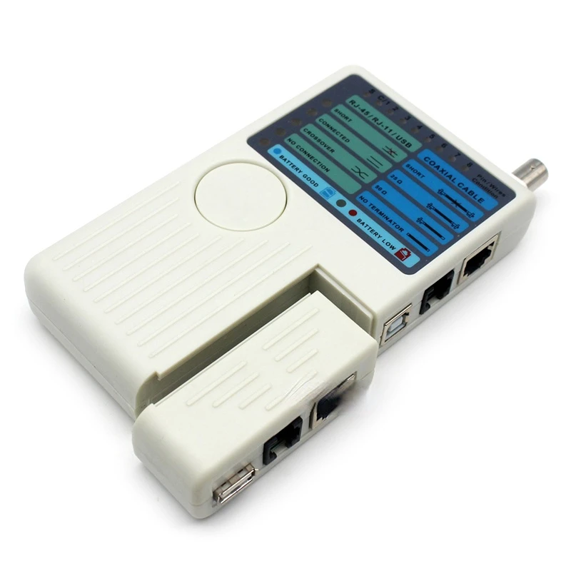 Sale High Quality 4 IN 1 Multi Function Network Cable Wire line Tester Finder For RJ45 RJ11 RJ12 BNC USB Best Price
Sale High Quality 4 IN 1 Multi Function Network Cable Wire line Tester Finder For RJ45 RJ11 RJ12 BNC USB Best Price