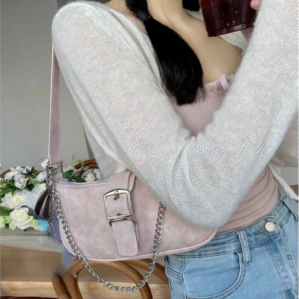 겨드랑이 가방 Women's Shoulder Bags Vintage Solid Color Underarm Bag Chain Designer Crossbody Bags Girls Handbags and Purse Сумка у2к
겨드랑이 가방 Women's Shoulder Bags Vintage Solid Color Underarm Bag Chain Designer Crossbody Bags Girls Handbags and Purse Сумка у2к