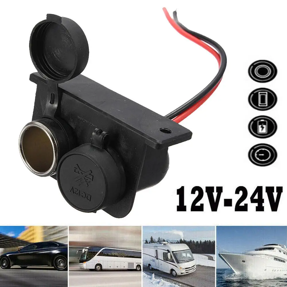 Two-Way 12V Car Cigar Cigarette Lighter Double Power Accessories Adapter Parts Interior Auto Socket Replacement Car Waterpr C5P5
Two-Way 12V Car Cigar Cigarette Lighter Double Power Accessories Adapter Parts Interior Auto Socket Replacement Car Waterpr C5P5