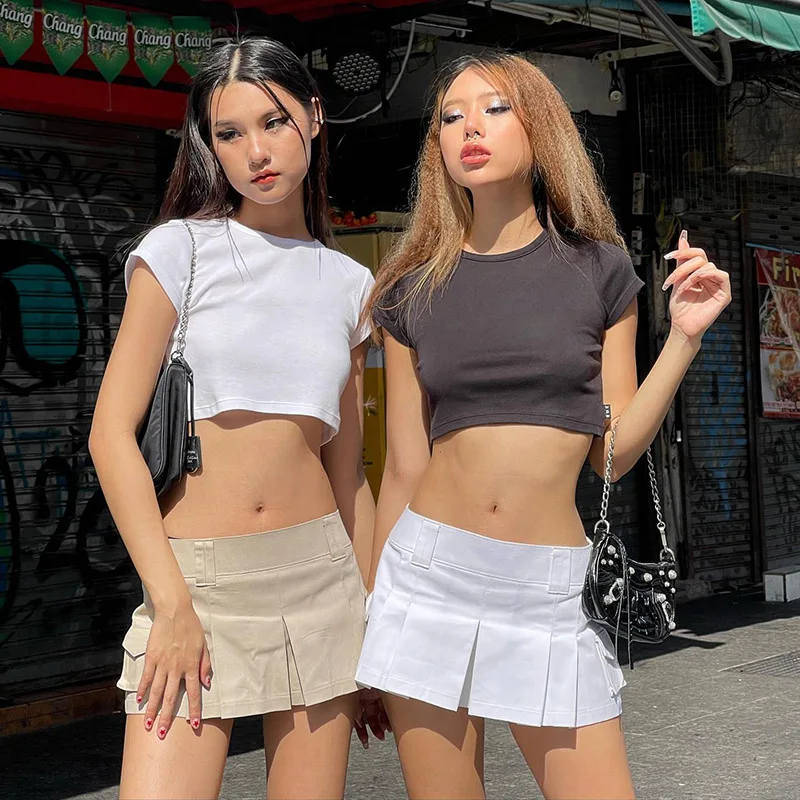 2022 Women's Short Skirt Street Hot Girl Solid Color Low Waist Show High with Leggings Woven Pocket Pleated Skirt 2022 New
2022 Women's Short Skirt Street Hot Girl Solid Color Low Waist Show High with Leggings Woven Pocket Pleated Skirt 2022 New