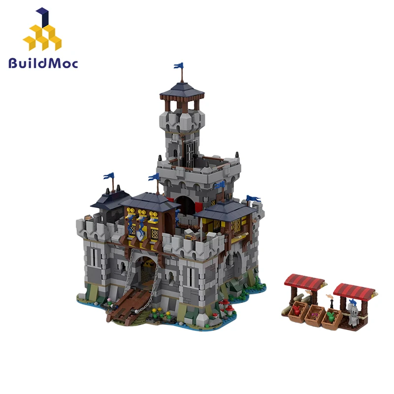 Buildmoc Creative Ideas Medieval Castle MOC Set Building Blocks Kits Toys for Children Kids Gifts Toy 3028PCS Bricks for 31120
Buildmoc Creative Ideas Medieval Castle MOC Set Building Blocks Kits Toys for Children Kids Gifts Toy 3028PCS Bricks for 31120