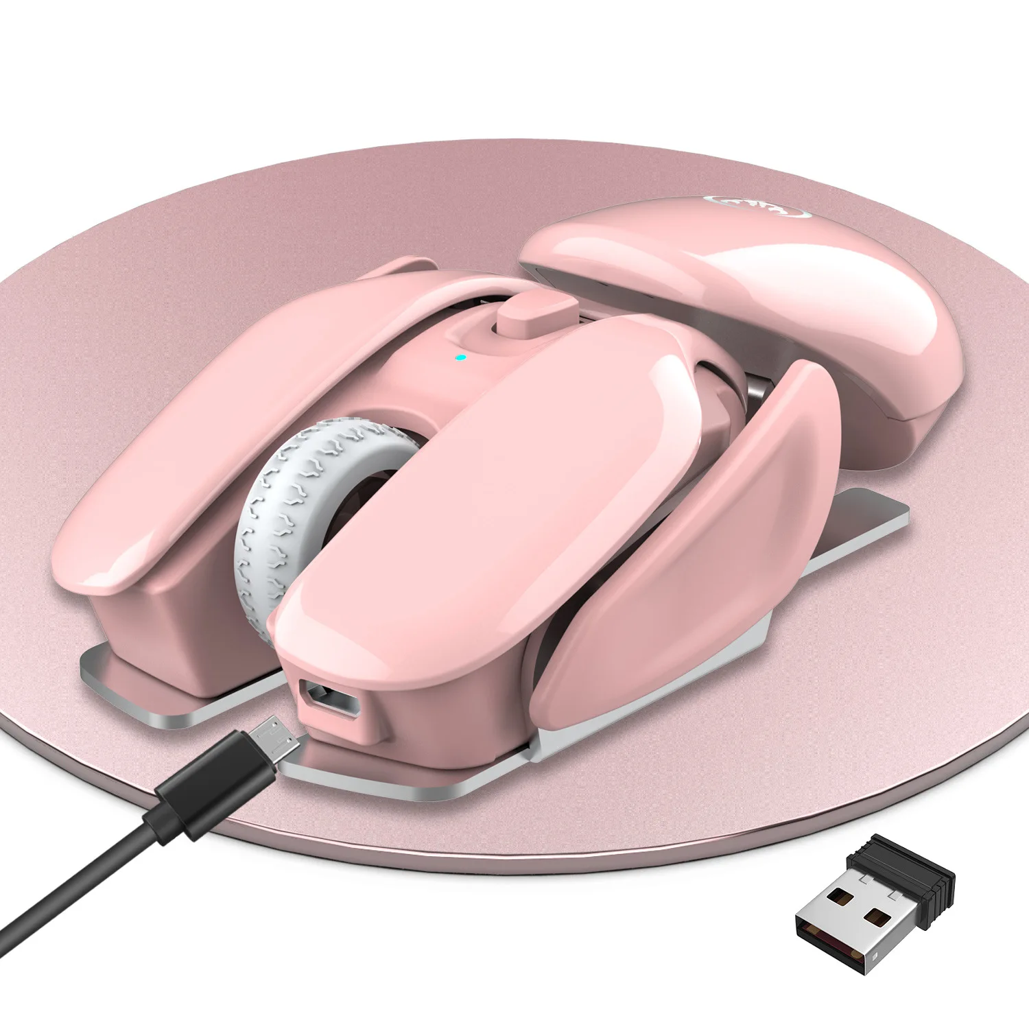 Mouse 2.4G Wireless Audible Rechargeable Office Laptop Desktop Smart TV 1600dpi Adjustable Precise Tracking
Mouse 2.4G Wireless Audible Rechargeable Office Laptop Desktop Smart TV 1600dpi Adjustable Precise Tracking