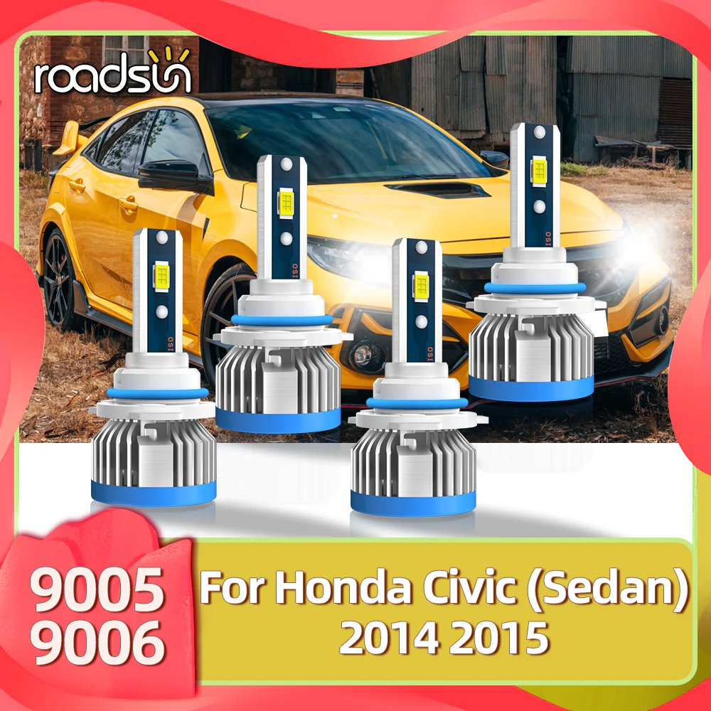 Roadsun Car Lights 12V Bulbs White 160000 Lumen Fit For Honda Civic Sedan 2014 2015 Replace Vehicles Headlamp Turbo Luces Lamps
Roadsun Car Lights 12V Bulbs White 160000 Lumen Fit For Honda Civic Sedan 2014 2015 Replace Vehicles Headlamp Turbo Luces Lamps