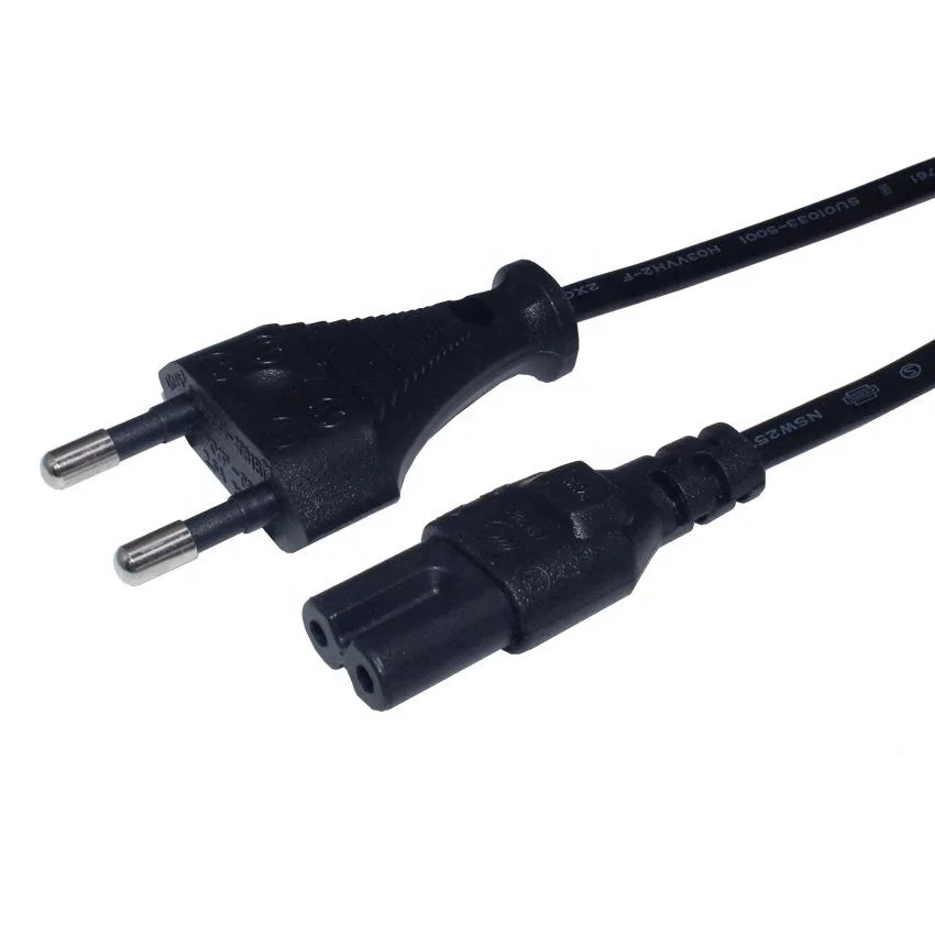 2 Pin Prong EU Cable Power Supply Cord Console Cord C7 Cable Figure 8 Power Cable For Samsung Power Supply XBOX PS4 Laptop
2 Pin Prong EU Cable Power Supply Cord Console Cord C7 Cable Figure 8 Power Cable For Samsung Power Supply XBOX PS4 Laptop