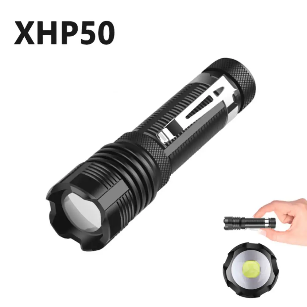 

Светодиодный мини-фонарик Xhp50, мощный светодиодный фонарик из алюминиевого сплава, портативный фонарик с телескопическим зумом для повседневного использования, Прямая поставка, Лидер продаж, новинка